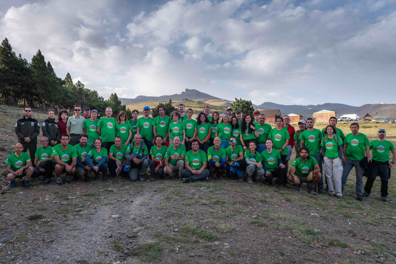 Voluntarios, cientificos y agentes medioambientales de las jornadas Voluntarios, cientificos y agentes medioambientales de las jornadas