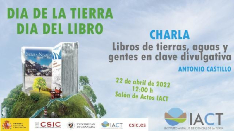 CHARLA: "LIBROS DE AGUA, TIERRAS Y GENTES EN CLAVE DIVULGATIVA" CHARLA: "LIBROS DE AGUA, TIERRAS Y GENTES EN CLAVE DIVULGATIVA"