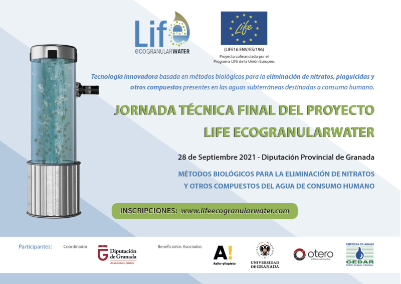 Jornada Tecnica Final Proyecto Life Ecogranularwater Jornada Tecnica Final Proyecto Life Ecogranularwater